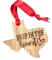 Texas Ornament Deep in the Heart